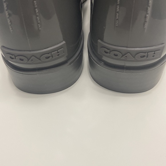 Coach Women's Rivington Logo Ankle Rain Bootie with Monogram size 8 - Picture 4 of 8